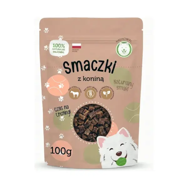 Smaczki z koniną dla psa 100g