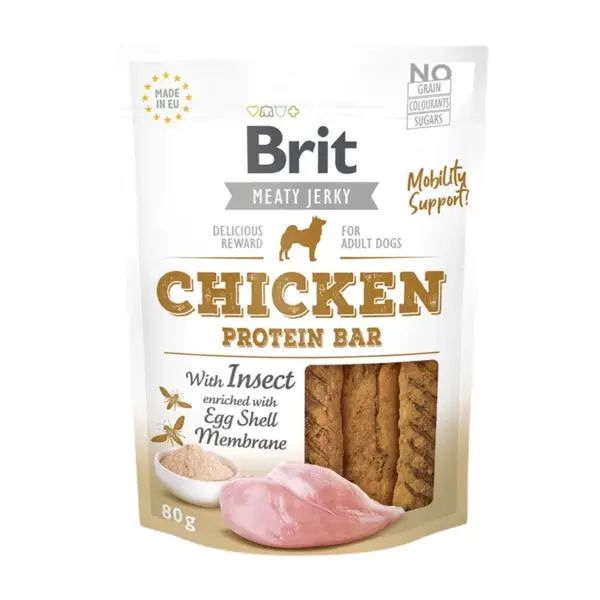 Brit Jerky Chicken Protein Bar 80g