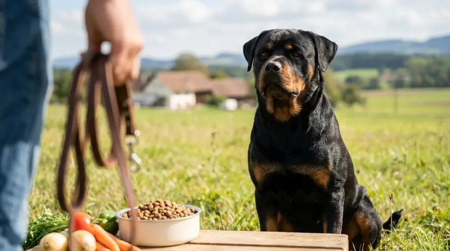 Rottweiler: charakter, wychowanie i żywienie