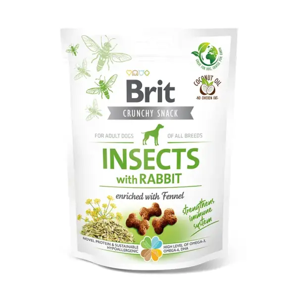 Brit Care Dog Crunchy Cracker Insect & rabbit 200g