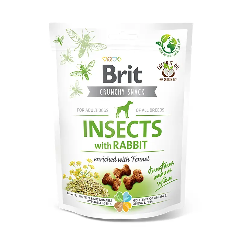 Brit Care Dog Crunchy Cracker Insect & rabbit 200g Brit Care Dog Crunchy Cracker Insect & rabbit 200g
