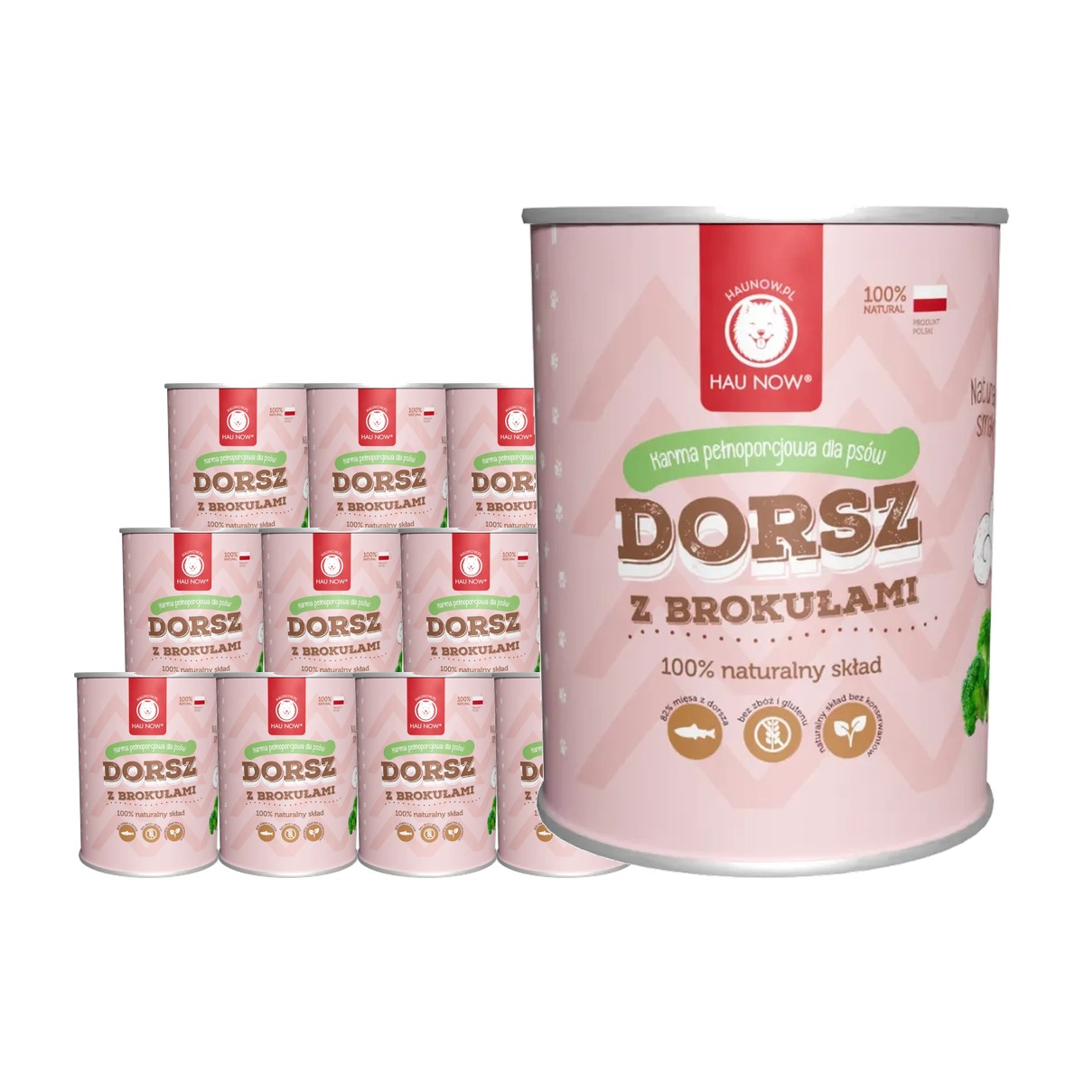 Zestaw 12 x dorsz z brokułami 400g Zestaw 12 x dorsz z brokułami 400g