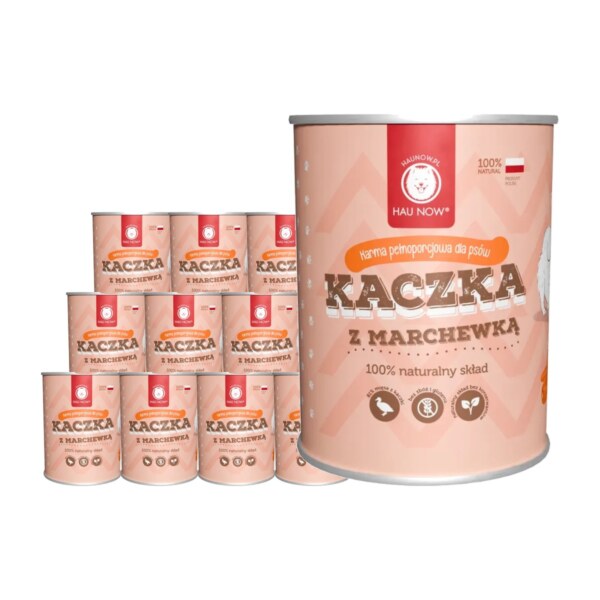 Zestaw 12 x kaczka z marchewką 400g